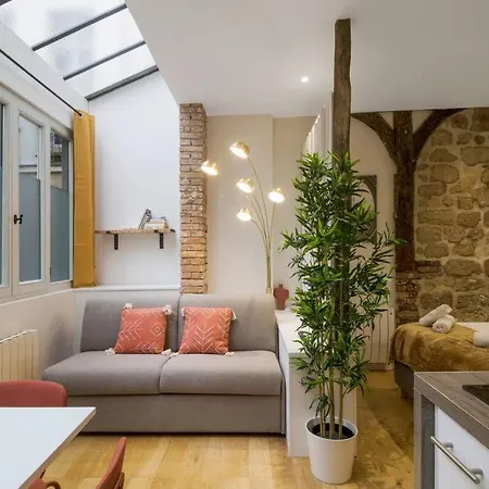Typical Parisian Studio In Le Marais#4 Pers Exterior photo