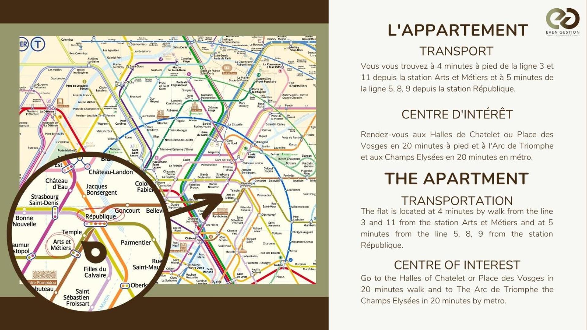 Appartamento Typical Parisian In Le Marais#4 Pers *